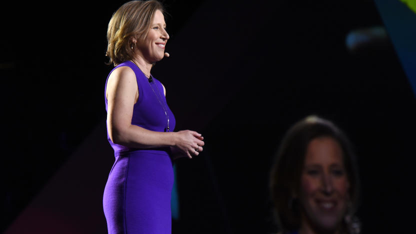 NEW YORK, NY - MAY 04: YouTube CEO Susan Wojcicki speaks onstage at the YouTube #Brandcast presented by Google at Javits Center North on May 4, 2017 in New York City. (Photo by Noam Galai/FilmMagic for YouTube )