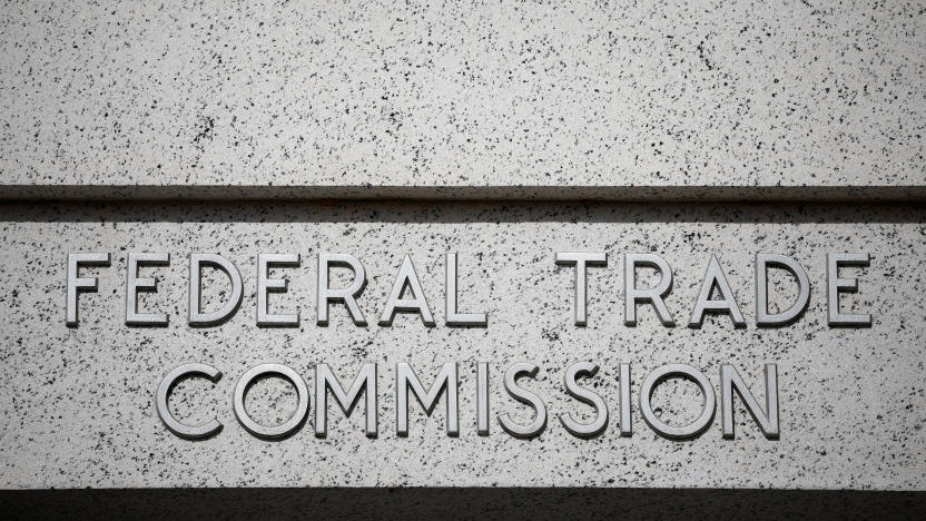 A view of signage at the Federal Trade Commission (FTC) headquarters in Washington, D.C., U.S., November 24, 2024. REUTERS/Benoit Tessier